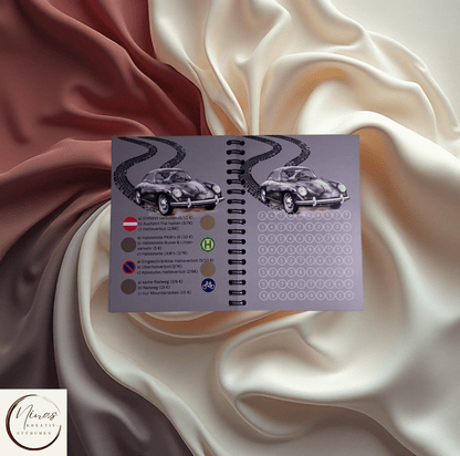 Cash für den Crash - Kurs - die Führerscheinchallenge I Führerschein I A6 I 24 Seiten I Sparbuch - Nina's Kreativstübchen