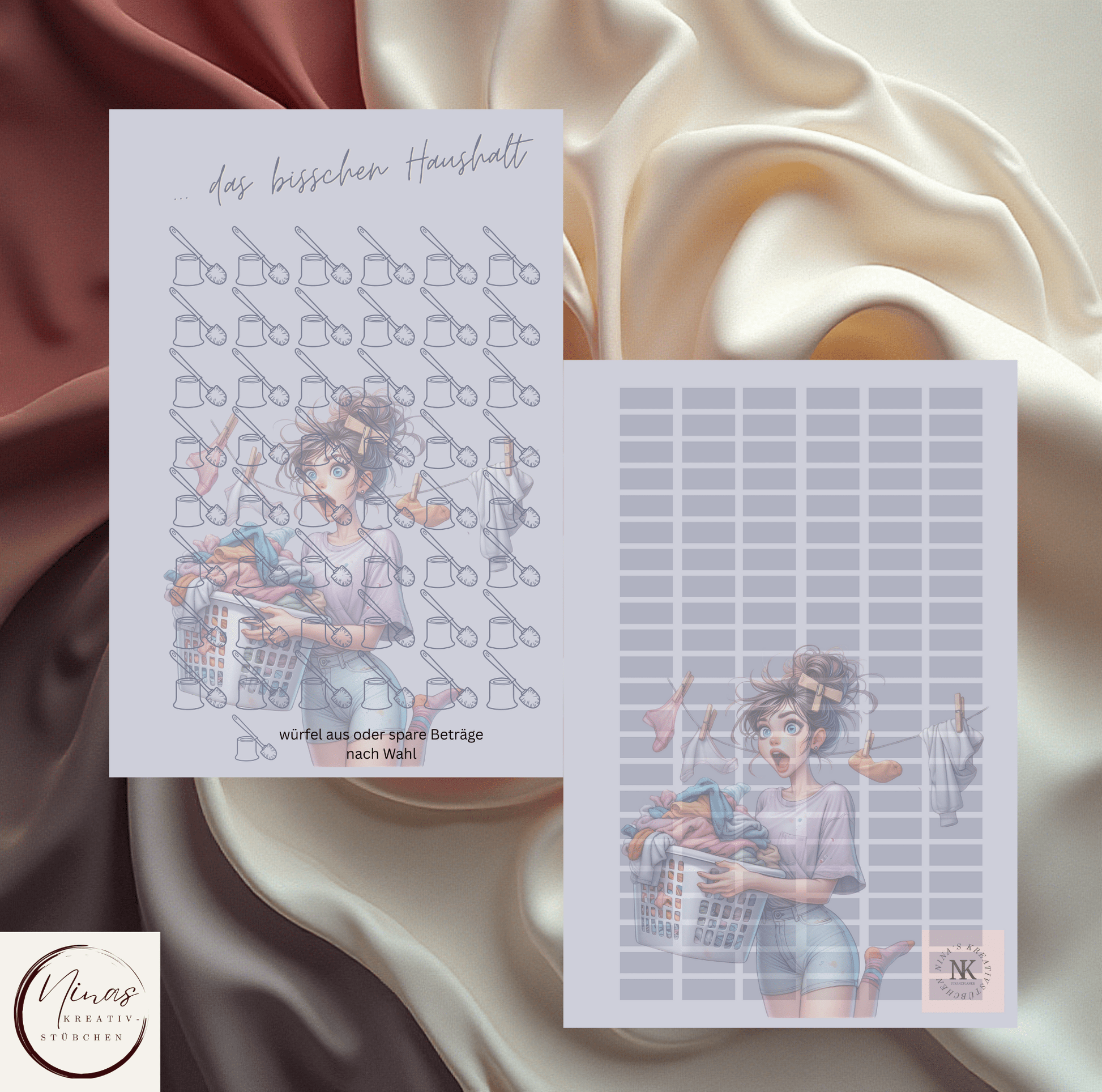 Das bisschen Haushalt I A6 I A7 I Einheftchallenge - Nina's Kreativstübchen