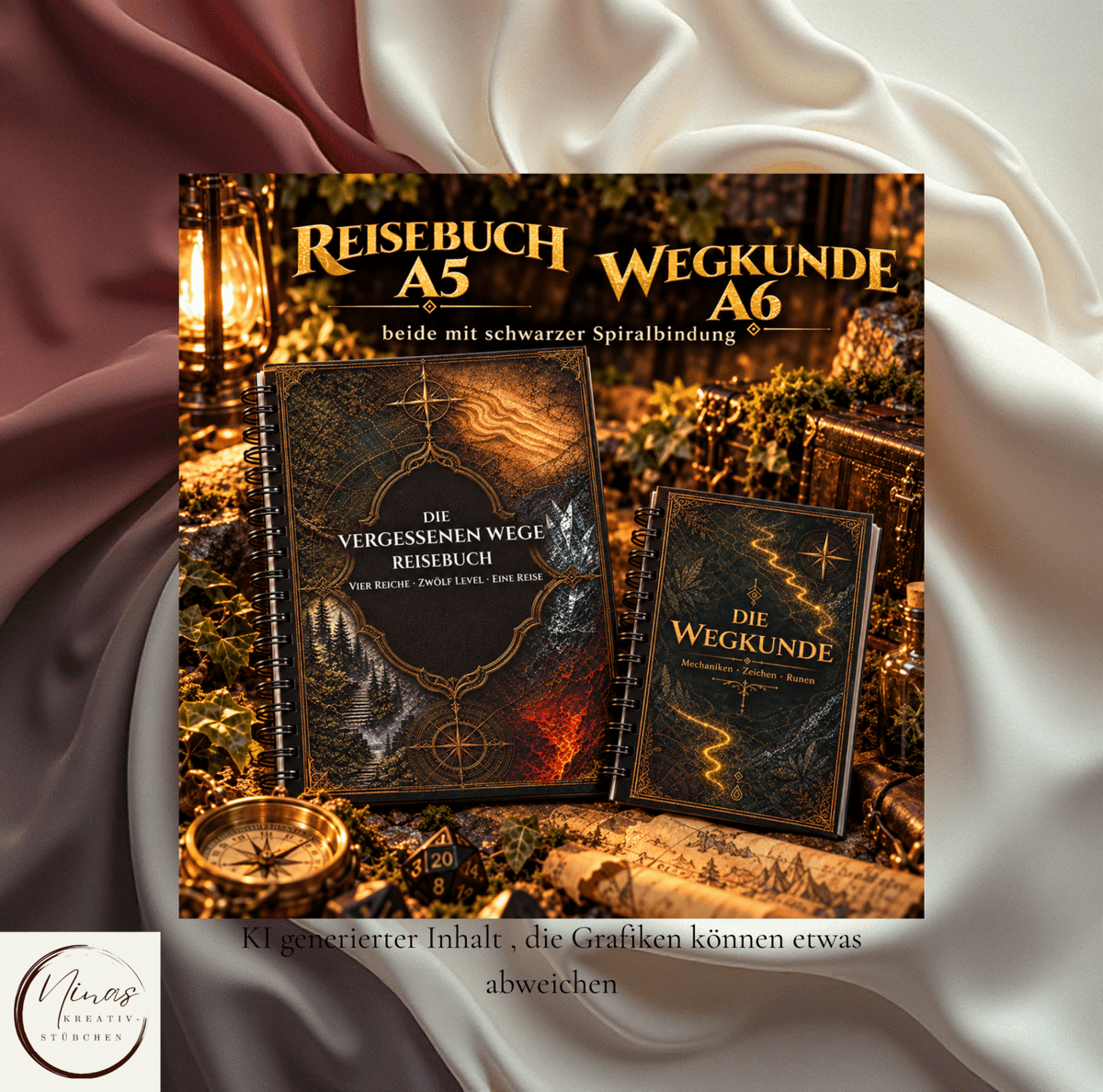 Die vergessenen Wege – Fantasy-Sparspiel durch vier Reiche - Nina's Kreativstübchen