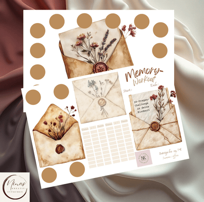 Die Wohlfühlsparbox I 6 Selfcare - Challenges inkl. 5 Extra's I Bundle I Set - Nina's Kreativstübchen