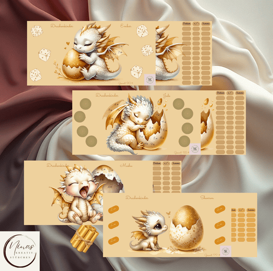 Drachenkinder I Bundle I A6 I Ausverkauf I 1er Challenge - Nina's Kreativstübchen