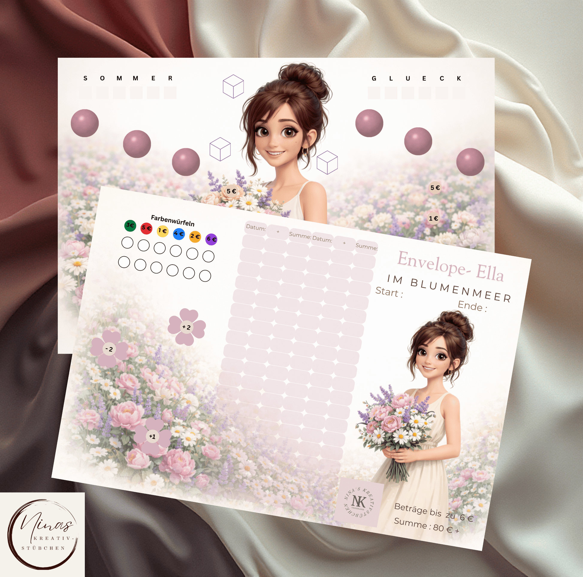 Envelope - Ella I A6 I Challenges mit Erweiterungen - Nina's Kreativstübchen