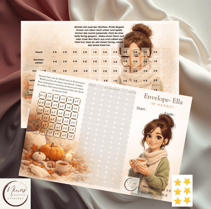 Envelope-Ella Sparspiele – A6 Sparchallenges für mehr Abwechslung in deiner Budgetroutine - Nina's Kreativstübchen