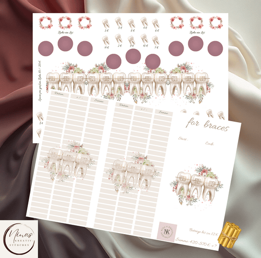 for braces I A6 I 3er Klappkarte - Nina's Kreativstübchen