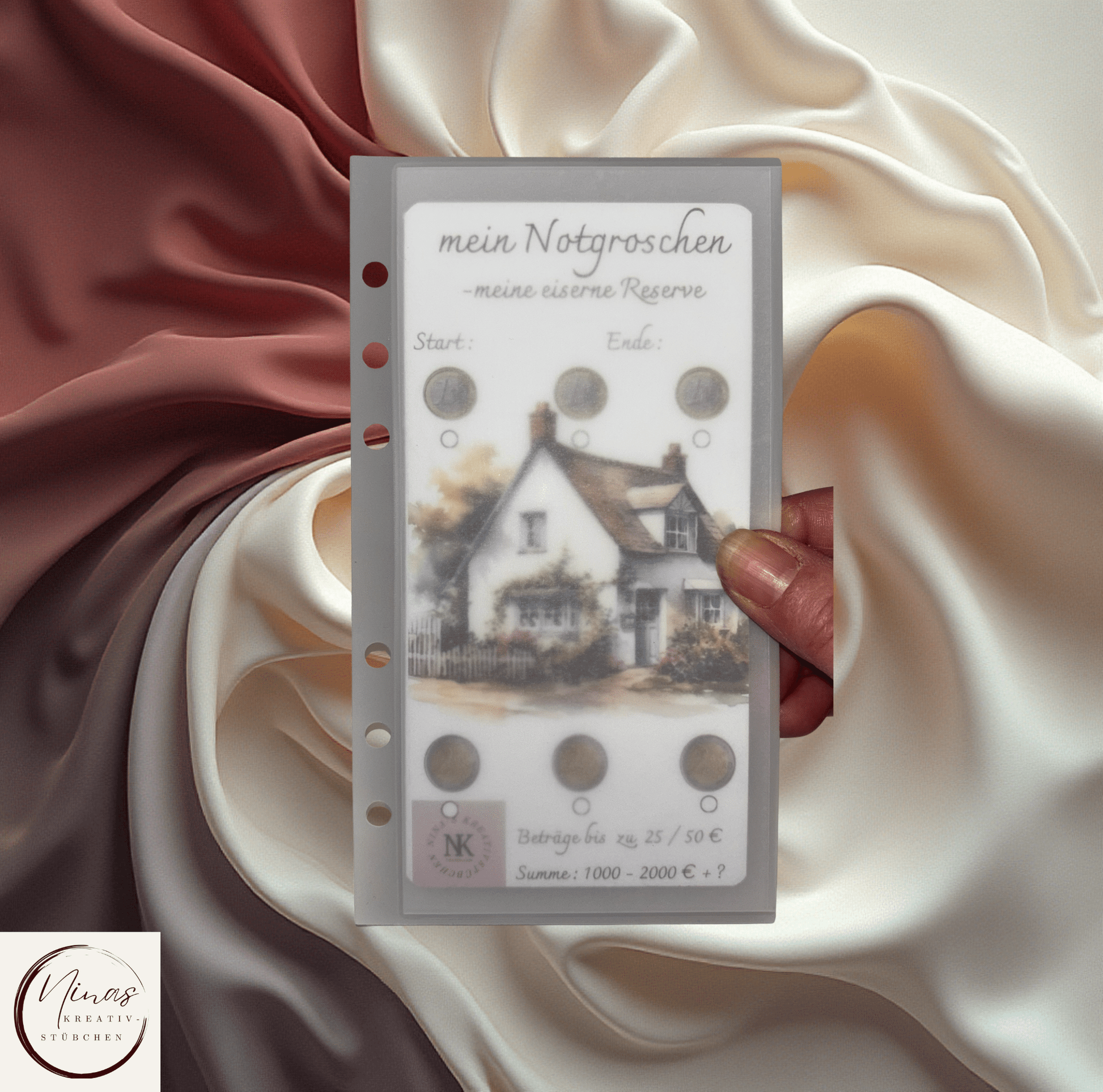 Hüllen ohne Zipper in matt für den A6 Binder - Nina's Kreativstübchen