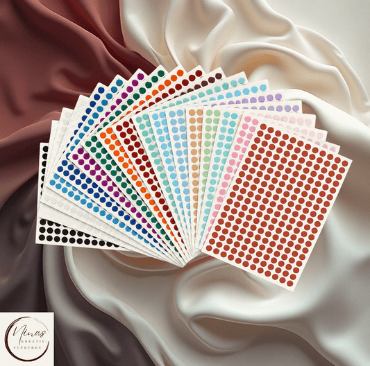 Klebepunkte – verschiedene Farben 0,8 mm - Nina's Kreativstübchen