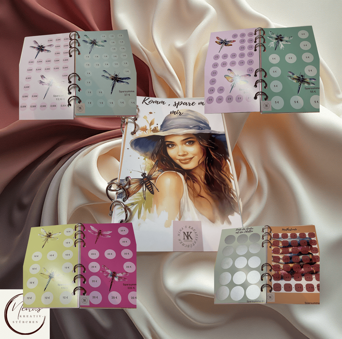 Komm spare mit mir I Ausverkauf I A6 I Einheftchallenge - Nina's Kreativstübchen