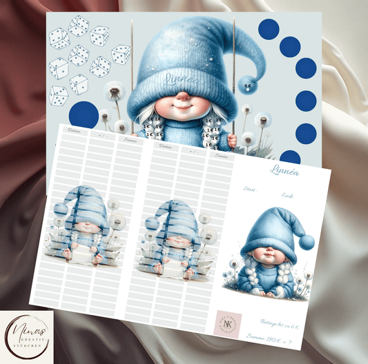 Linnea I A6 I3er Klappkarte - Nina's Kreativstübchen