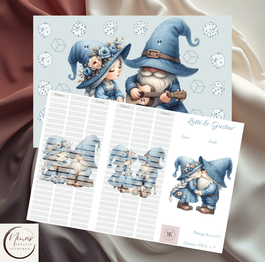 Lotti & Gustav I A6 I 3er Klappkarte - Nina's Kreativstübchen