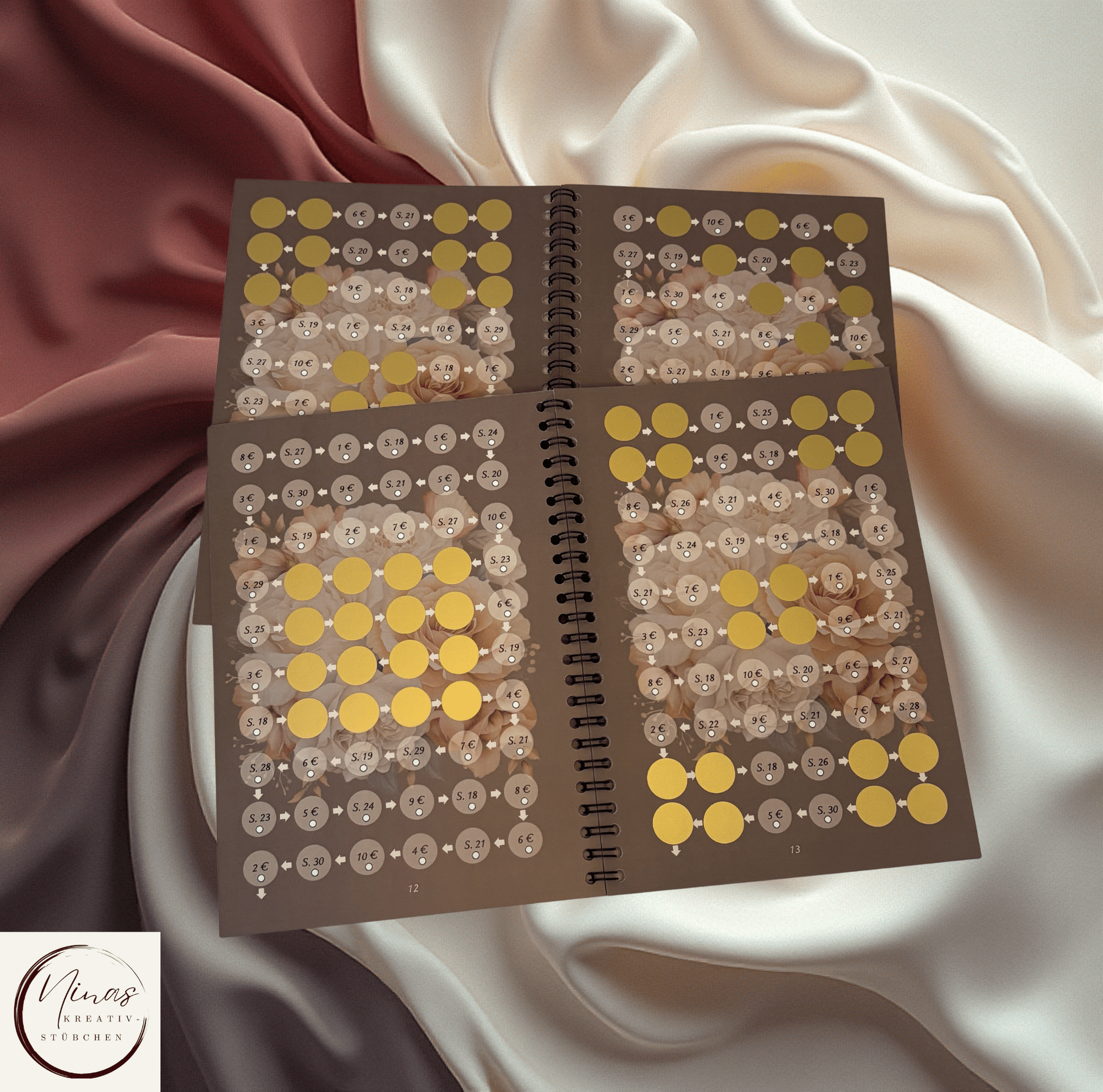 Mein 5000 € Sparbuch I 5000 Euro I 5000 € I A5 - 52 Seiten I Sparbuch - Nina's Kreativstübchen