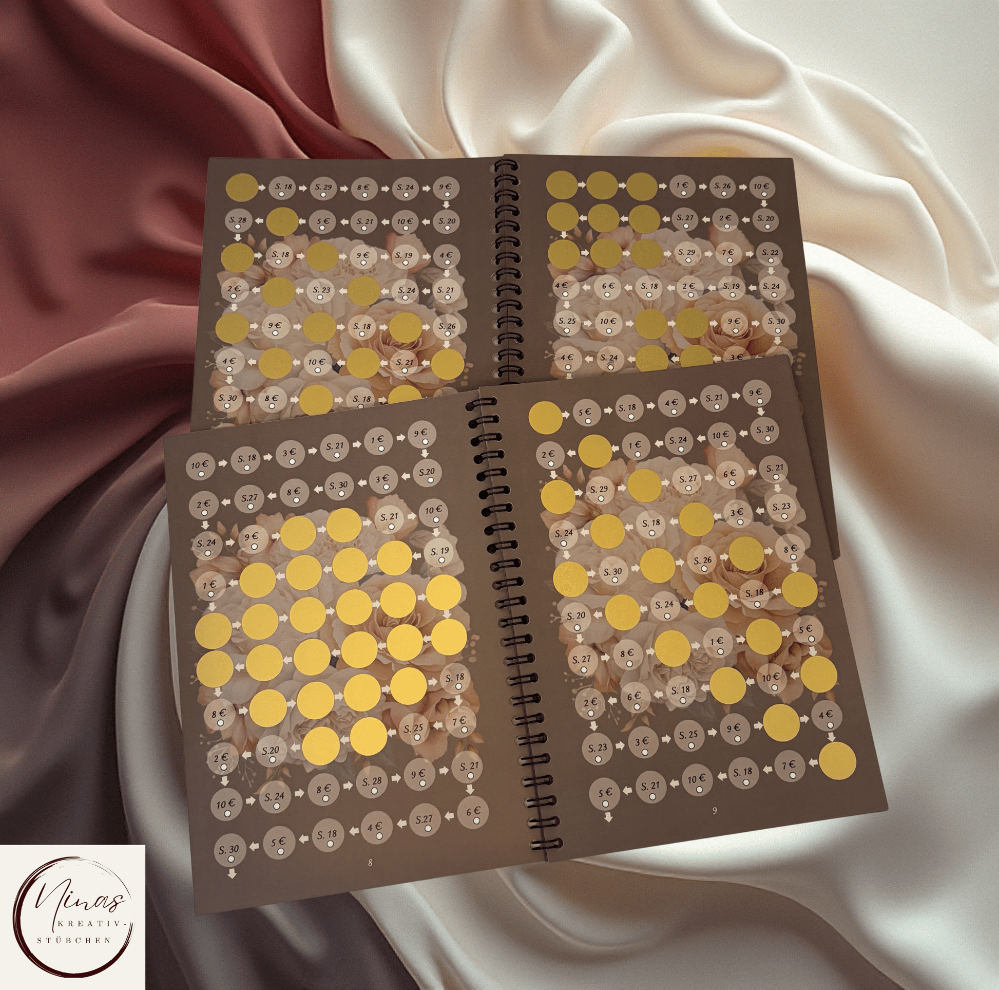 Mein 5000 € Sparbuch I 5000 Euro I 5000 € I A5 - 52 Seiten I Sparbuch - Nina's Kreativstübchen