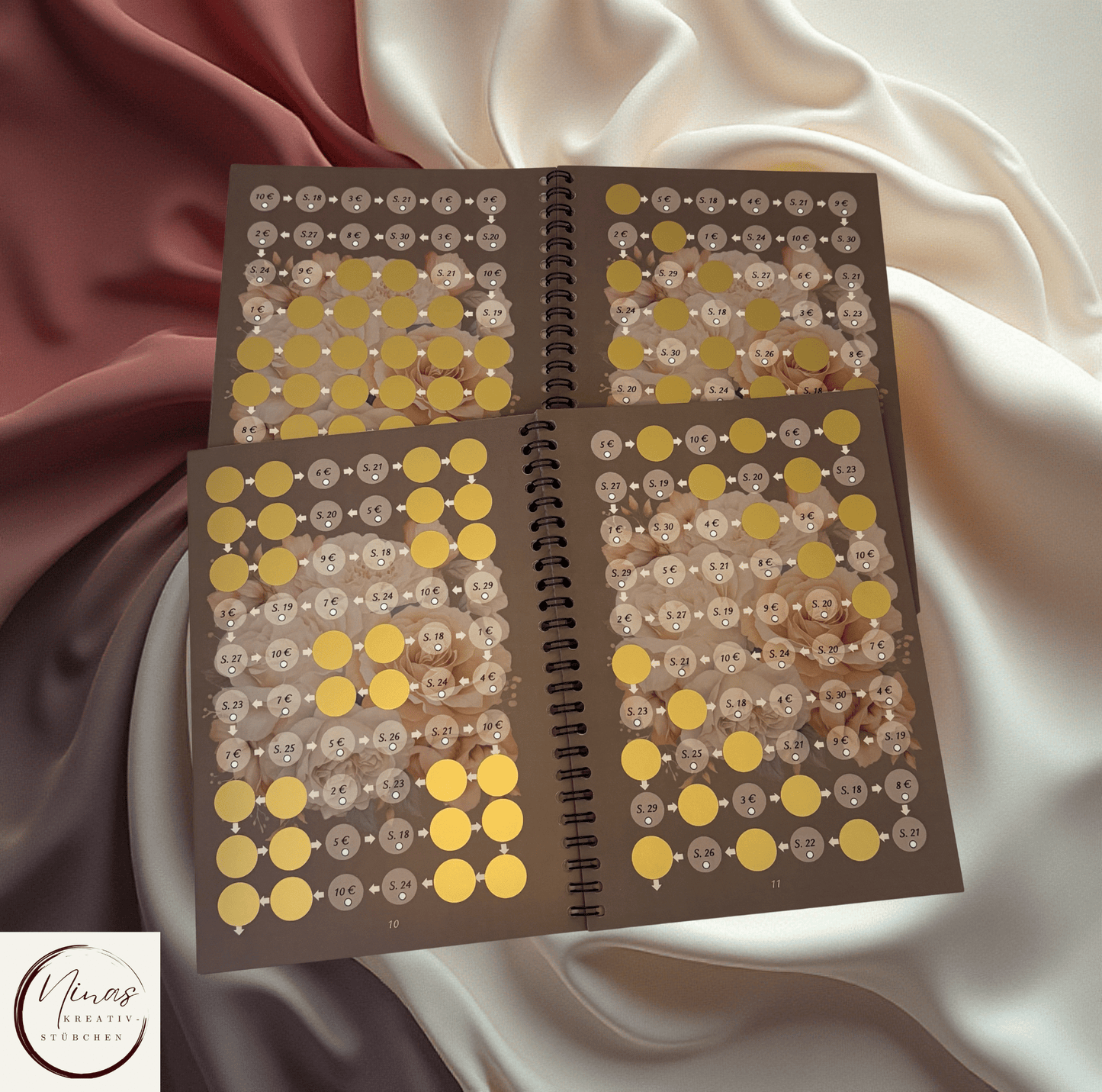 Mein 5000 € Sparbuch I 5000 Euro I 5000 € I A5 - 52 Seiten I Sparbuch - Nina's Kreativstübchen