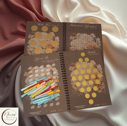 Mein 5000 € Sparbuch I 5000 Euro I 5000 € I A5 - 52 Seiten I Sparbuch - Nina's Kreativstübchen