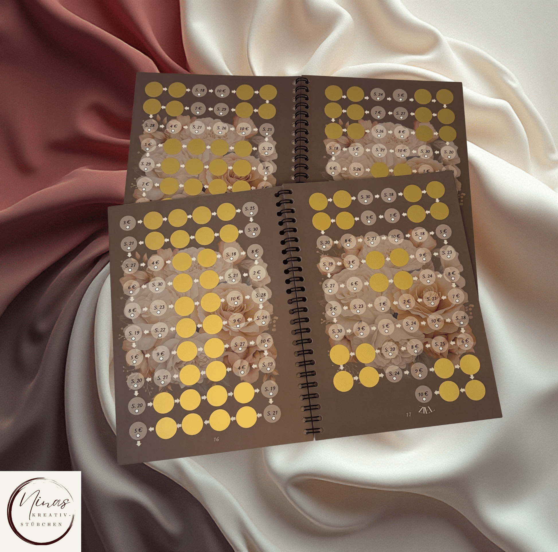 Mein 5000 € Sparbuch I 5000 Euro I 5000 € I A5 - 52 Seiten I Sparbuch - Nina's Kreativstübchen