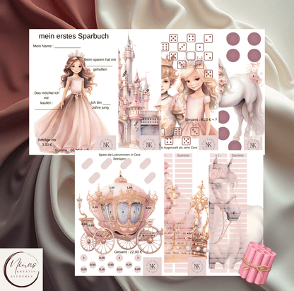 mein erstes Sparbuch I Ausverkauf I A6 - Nina's Kreativstübchen