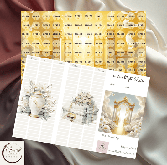 meine letzte Reise I A6 I Ausverkauf I 3er Klappkarte - Nina's Kreativstübchen