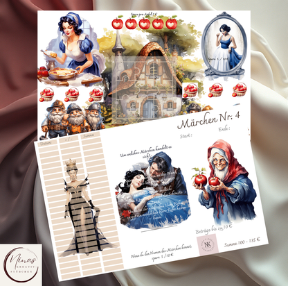 Meine Märchenwelt I A6 I Challenges mit Erweiterungen - Nina's Kreativstübchen