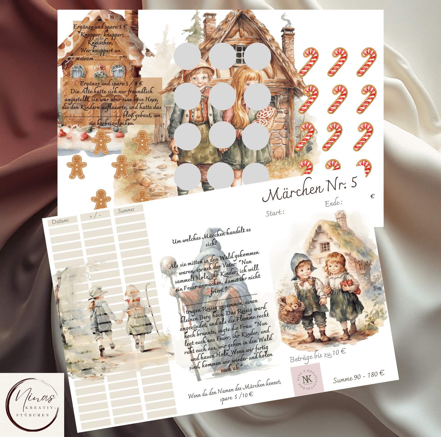 Meine Märchenwelt I A6 I Challenges mit Erweiterungen - Nina's Kreativstübchen