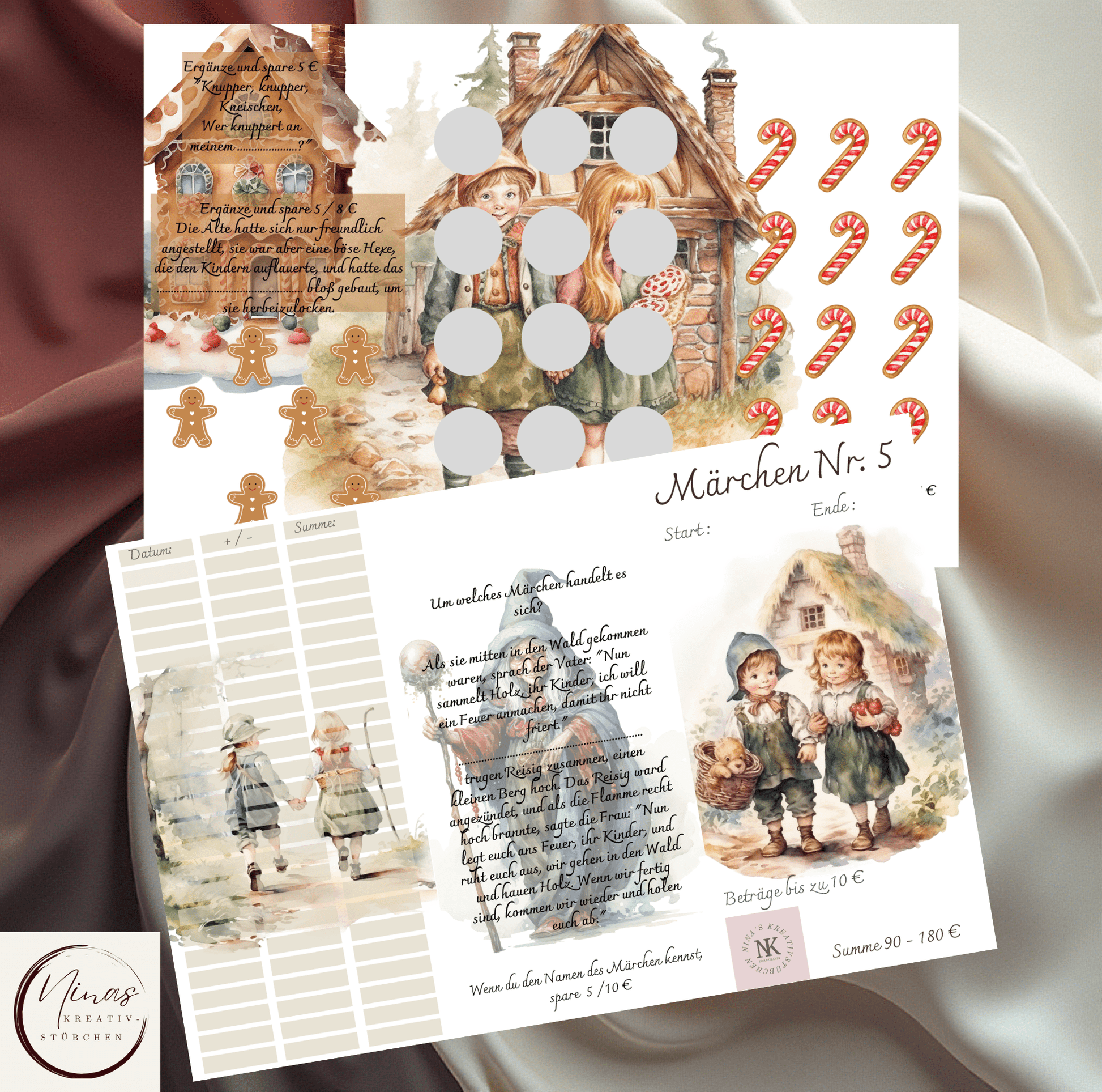 Meine Märchenwelt I A6 I Challenges mit Erweiterungen - Nina's Kreativstübchen