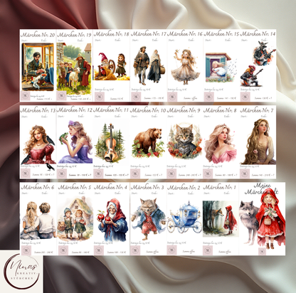 Meine Märchenwelt I A6 I Challenges mit Erweiterungen - Nina's Kreativstübchen