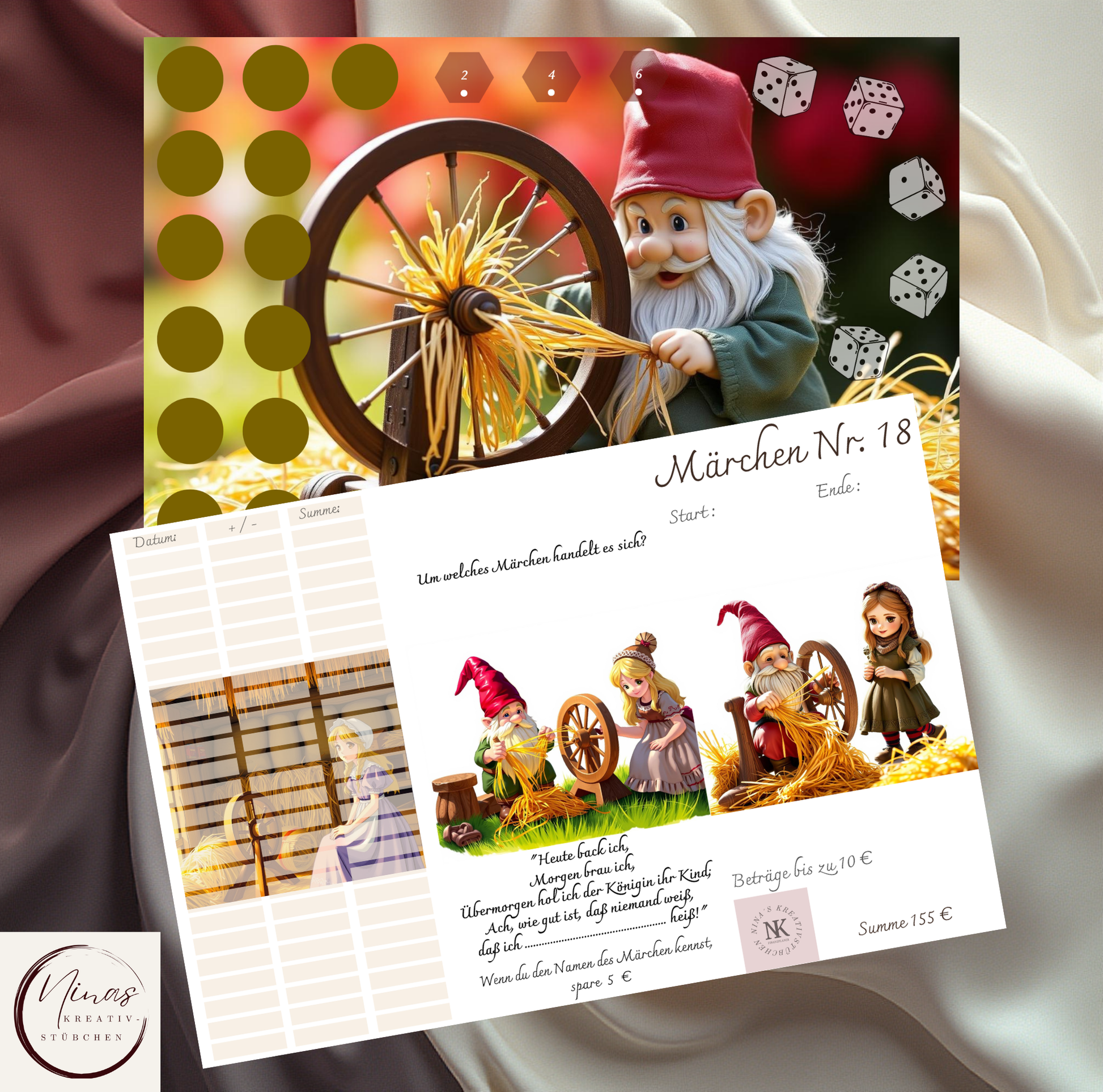 Meine Märchenwelt I A6 I Challenges mit Erweiterungen - Nina's Kreativstübchen