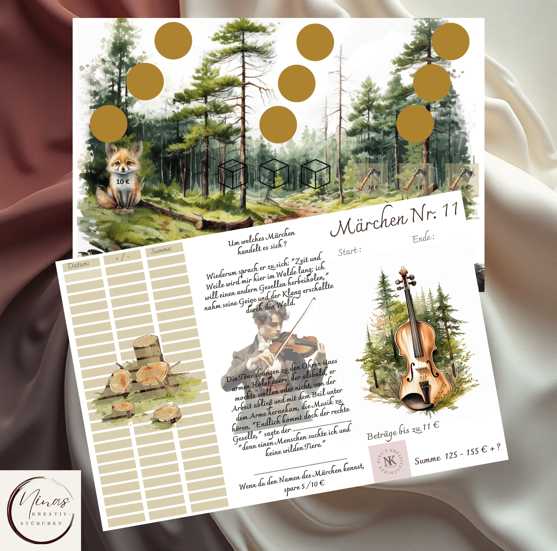 Meine Märchenwelt I A6 I Challenges mit Erweiterungen - Nina's Kreativstübchen