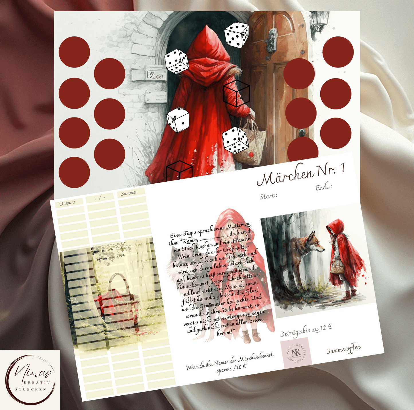 Meine Märchenwelt I A6 I Challenges mit Erweiterungen - Nina's Kreativstübchen