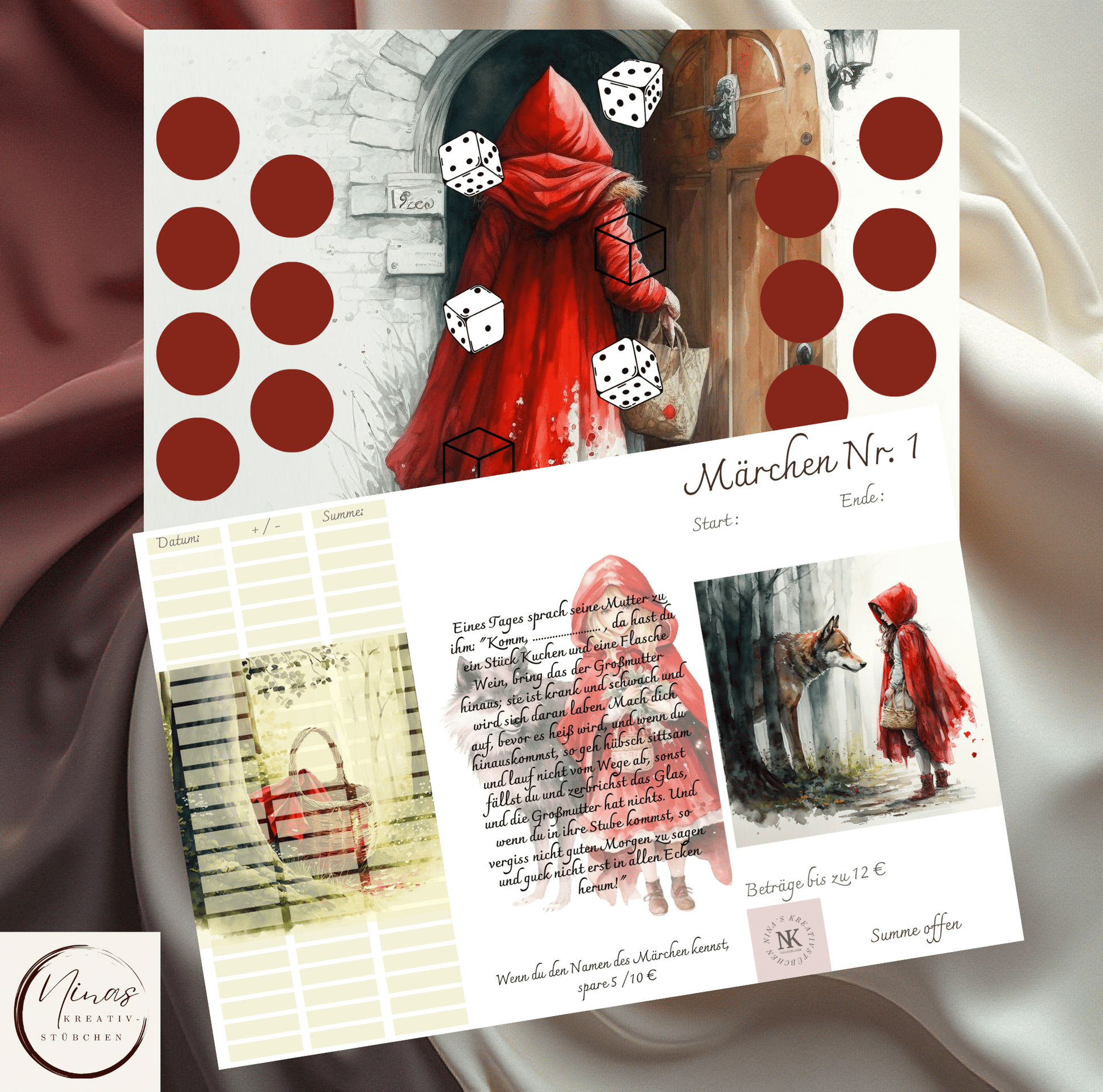 Meine Märchenwelt I A6 I Challenges mit Erweiterungen - Nina's Kreativstübchen