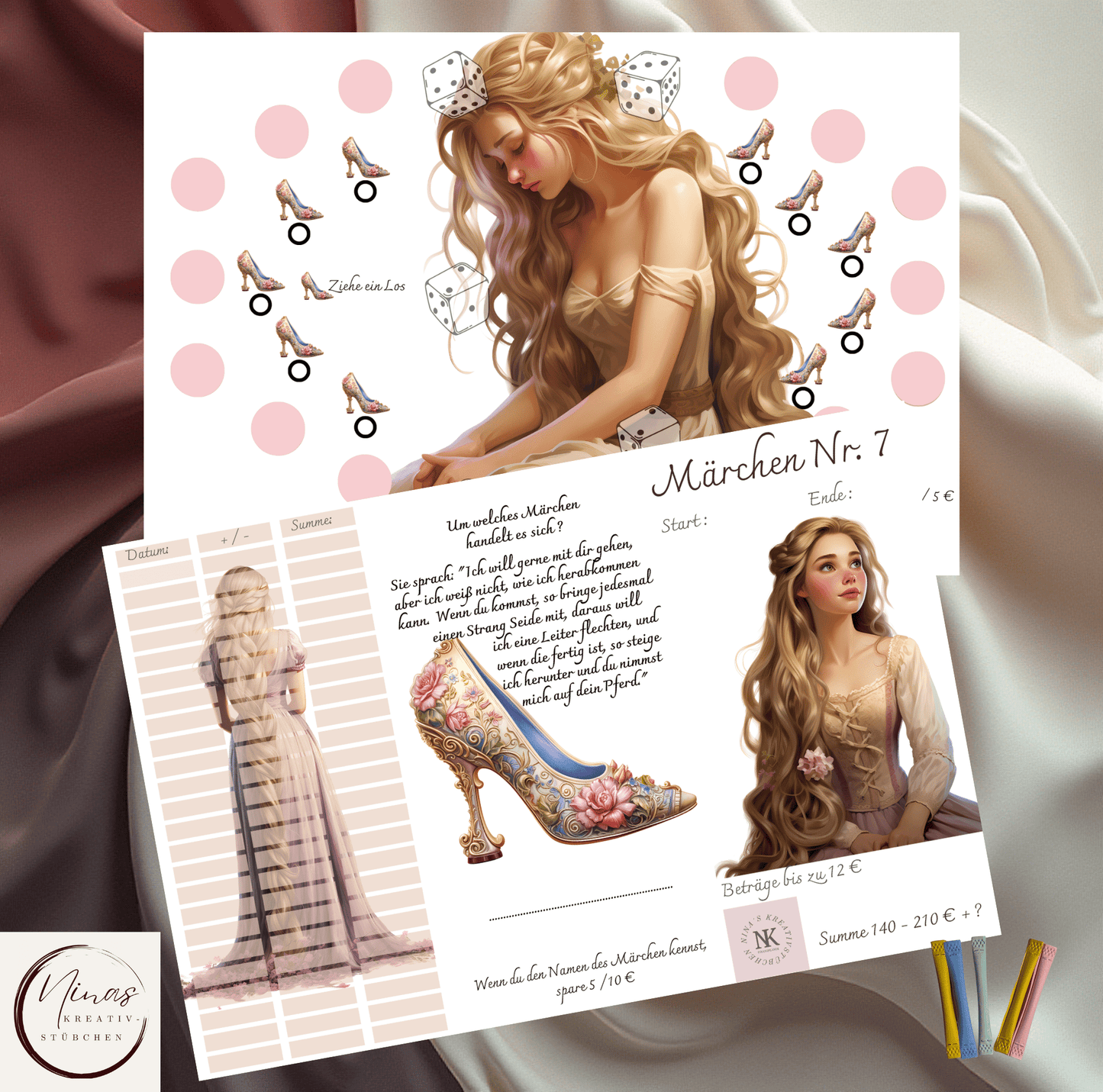 Meine Märchenwelt I A6 I Challenges mit Erweiterungen - Nina's Kreativstübchen