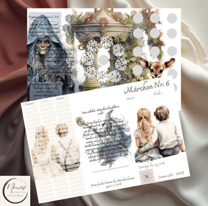 Meine Märchenwelt I A6 I Challenges mit Erweiterungen - Nina's Kreativstübchen