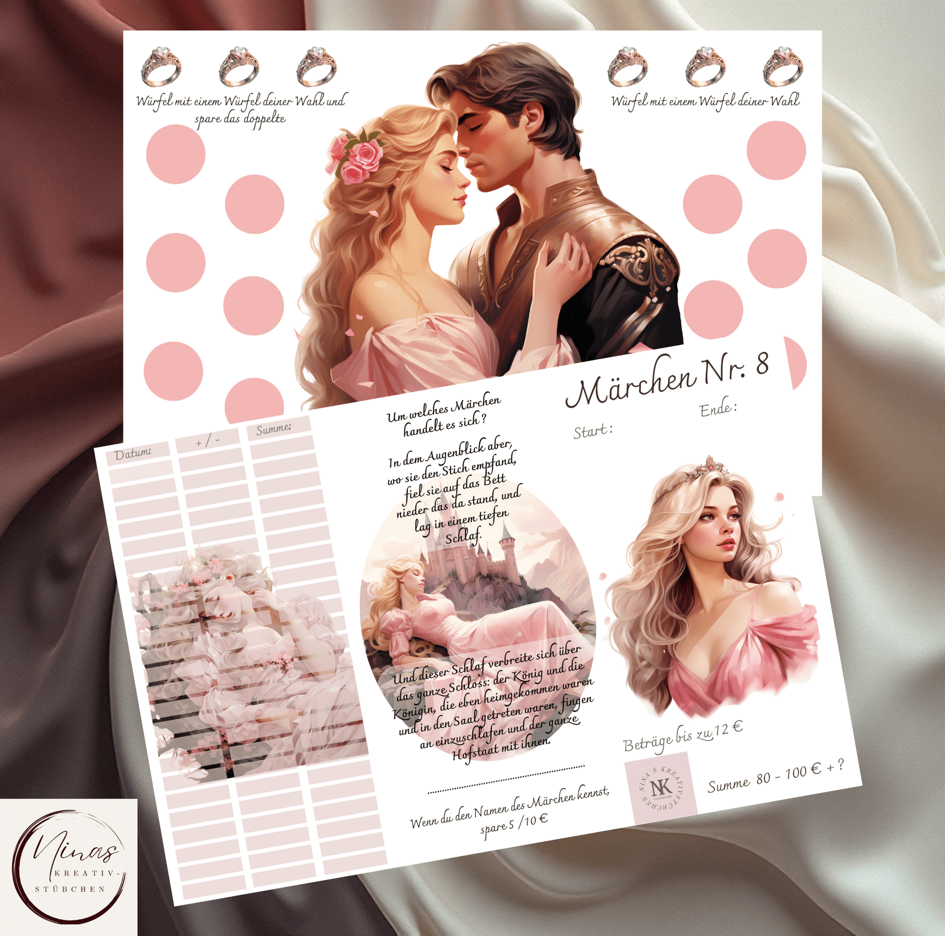 Meine Märchenwelt I A6 I Challenges mit Erweiterungen - Nina's Kreativstübchen