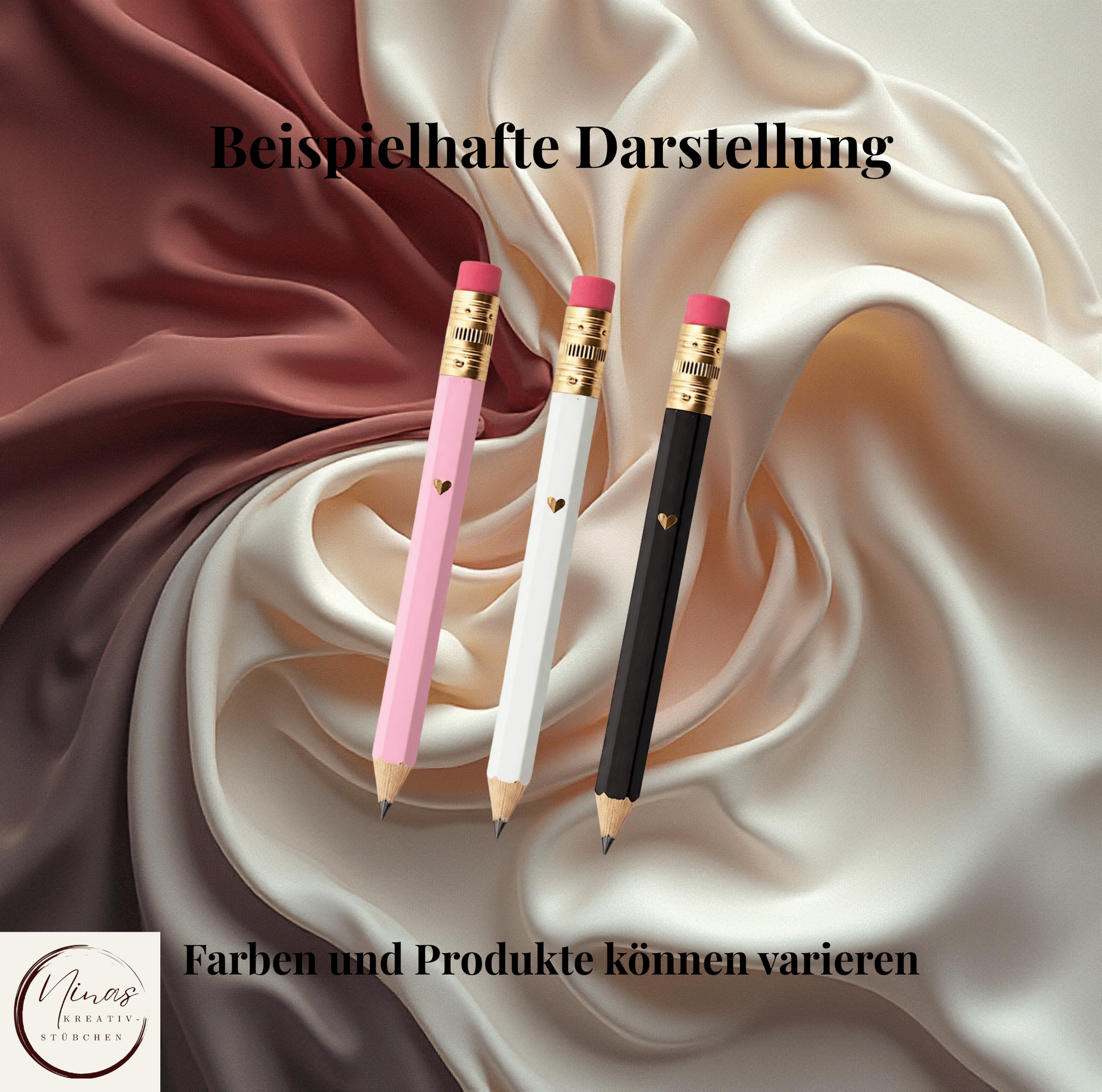 Mini - Bleistift (ca. 10 cm) I A6 I Zubehör - Nina's Kreativstübchen