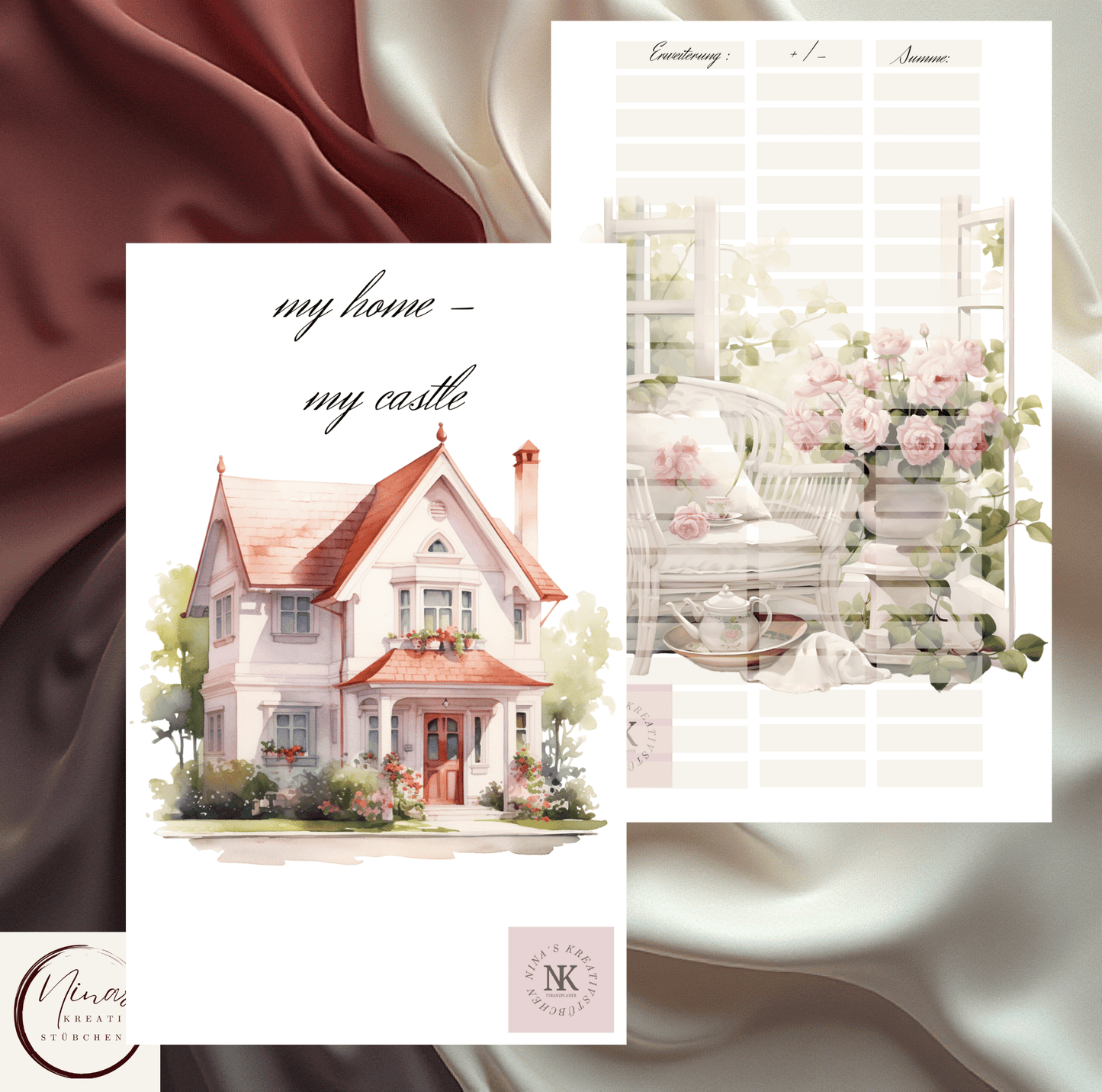 my home - my castle I A6 I Challenges mit Erweiterungen - Nina's Kreativstübchen
