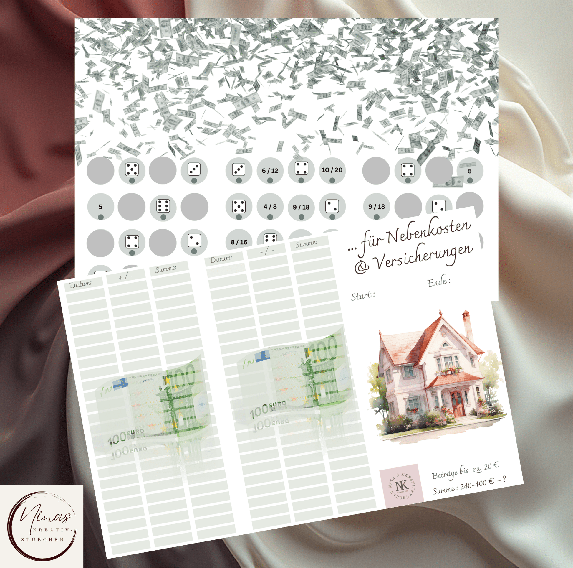 my home - my castle I A6 I Challenges mit Erweiterungen - Nina's Kreativstübchen