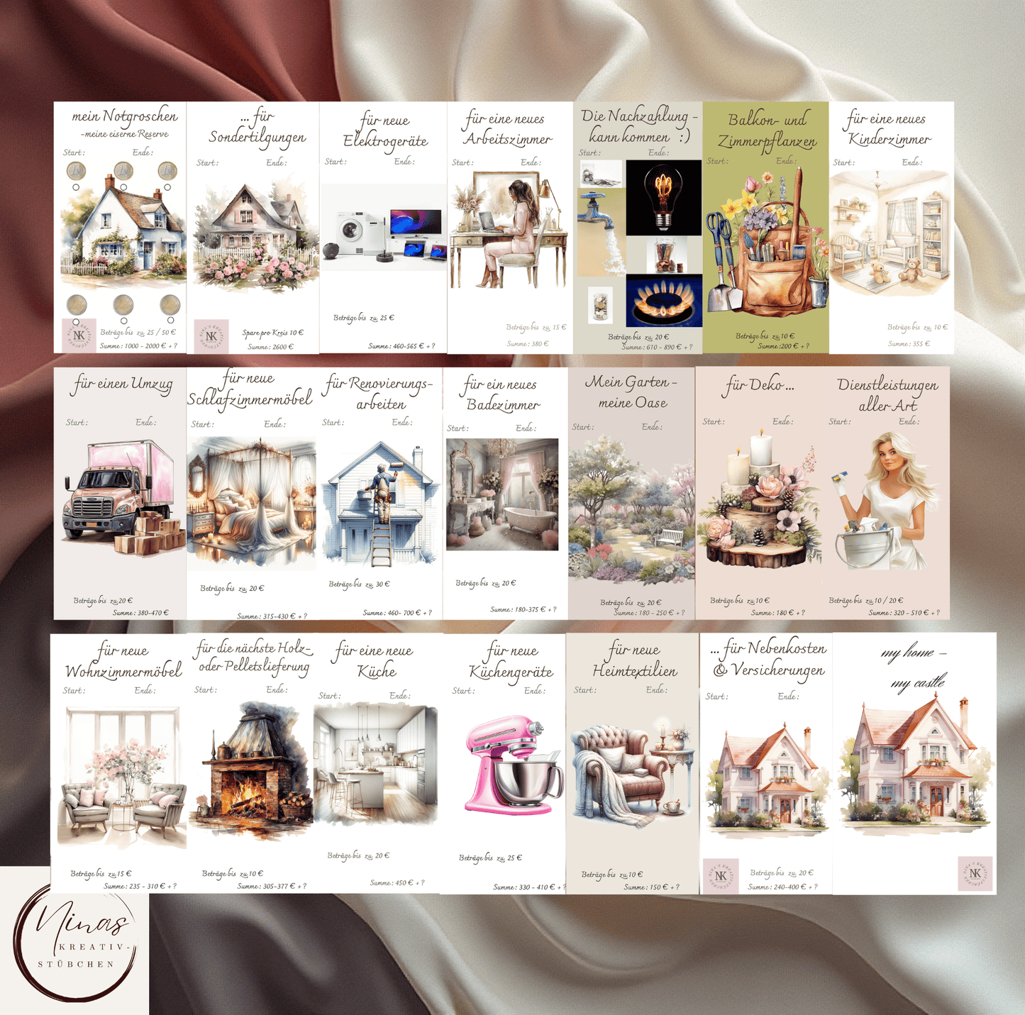 my home - my castle I A6 I Challenges mit Erweiterungen - Nina's Kreativstübchen