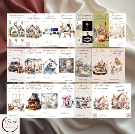 my home - my castle I A6 I Challenges mit Erweiterungen - Nina's Kreativstübchen