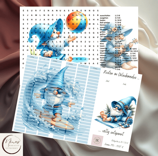 Neston im Urlaubsmodus I B - Ware I 3er Klappkarte - Nina's Kreativstübchen