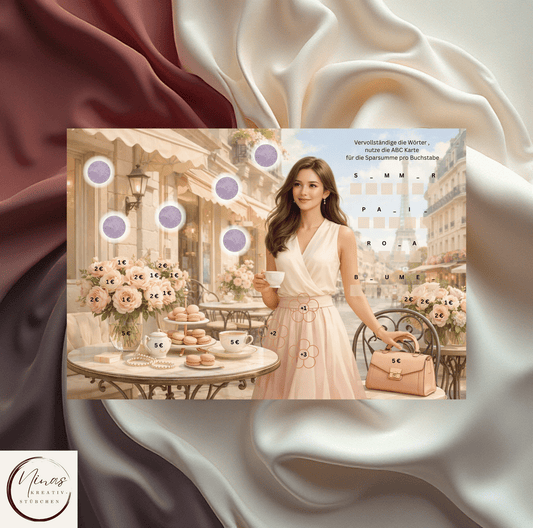Pâtisserie de Perles – Deine kreative A6 Sparchallenge für kleine Wünsche - Nina's Kreativstübchen