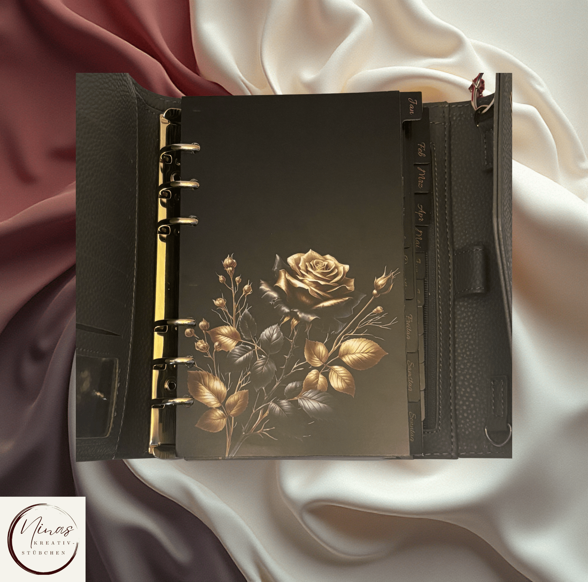 Registereinlagen I Trennblätter I A6 I Wochen I Monate - Nina's Kreativstübchen