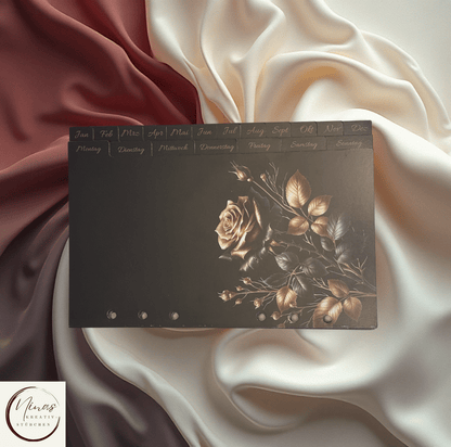 Registereinlagen I Trennblätter I A6 I Wochen I Monate - Nina's Kreativstübchen