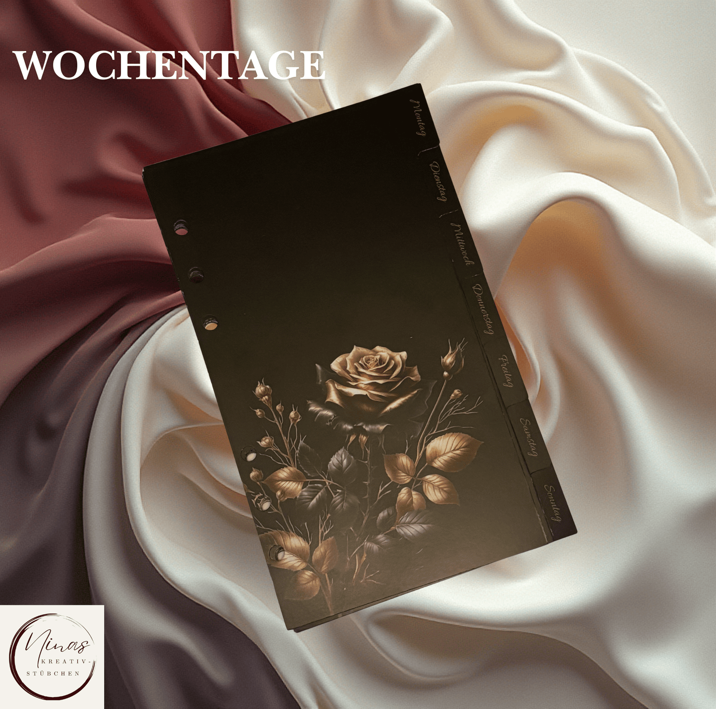 Registereinlagen I Trennblätter I A6 I Wochen I Monate - Nina's Kreativstübchen