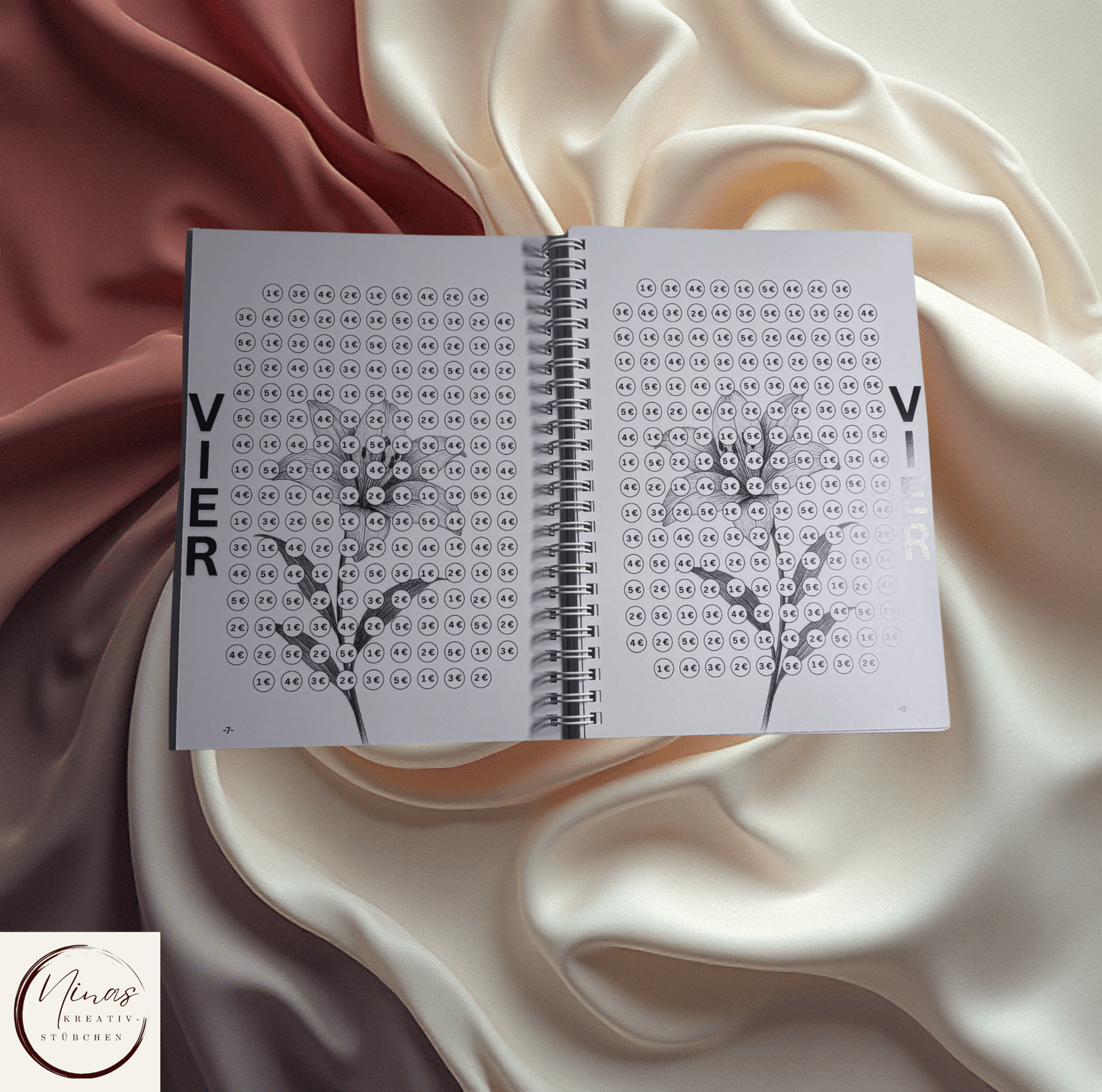 Savings Challenge ZWANZIG I 30000 Euro I 30000 € I A5 I 88 Seiten I Sparbuch - Nina's Kreativstübchen