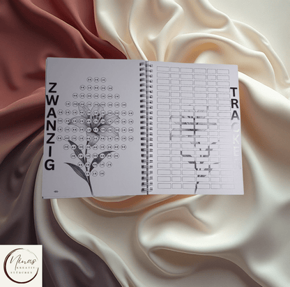 Savings Challenge ZWANZIG I 30000 Euro I 30000 € I A5 I 88 Seiten I Sparbuch - Nina's Kreativstübchen