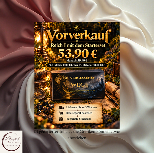 Die vergessenen Wege – Fantasy-Sparspiel durch vier Reiche
