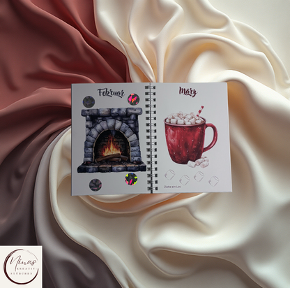 the Seasons I Jahreschallenge I die Jahreszeiten I A6 - Nina's Kreativstübchen