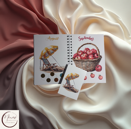 the Seasons I Jahreschallenge I die Jahreszeiten I A6 - Nina's Kreativstübchen