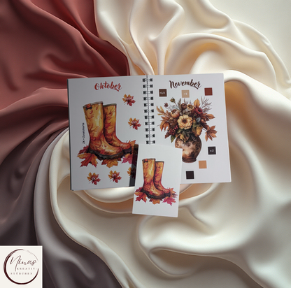 the Seasons I Jahreschallenge I die Jahreszeiten I A6 - Nina's Kreativstübchen