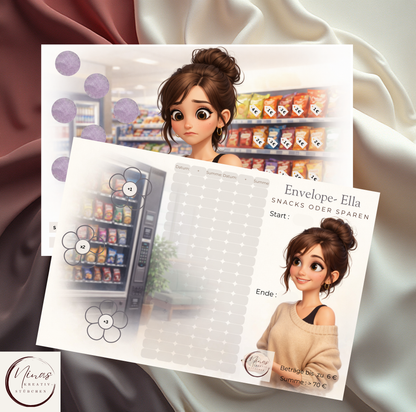 Envelope–Ella Sparspiele – Spaß beim Sparen mit A6 Budget-Helden!