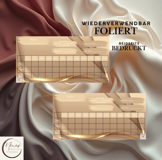 Sinking Funds Tracker I foliert I A6 - Nina's Kreativstübchen