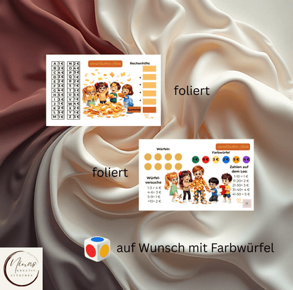 Teamchallenge Vol. 5 I A6 I 3er Klappkarte I Zusatzkarten und inkl. Lose - Nina's Kreativstübchen